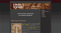 Desktop Screenshot of pizzerialegrenier.fr